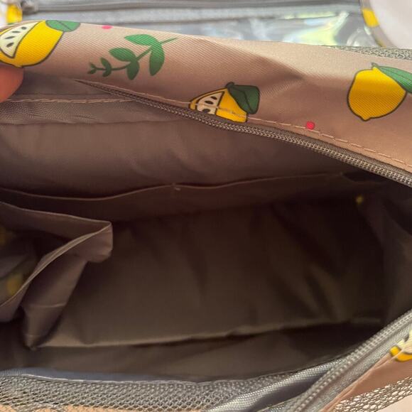 Hanging Toiletry Bag- Lemon Print - Picture 9 of 13